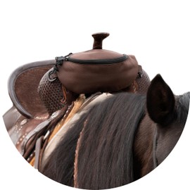 Horse Saddle Bag, Brown Pommel Bag Horse Saddle, Horse Tack, Horse Gifts, Horse Stuff, Equestrian Gifts, Saddle Accessories