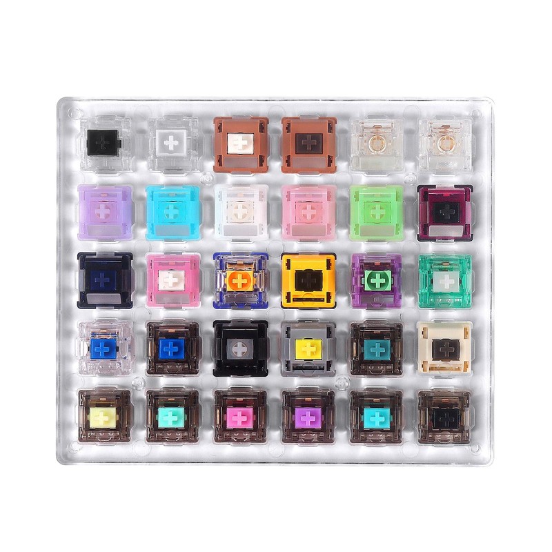 DUROCK 30-Key Switch Tester, Mechanical Keyboard Sampler with Puller
