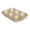 Glad Jumbo Muffin Pan Nonstick - Heavy Duty Metal Cupcake