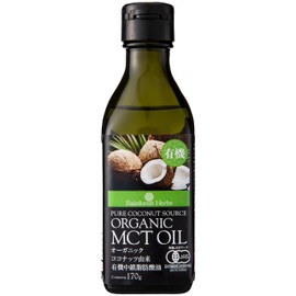 Organic MCT Oil, 6.0 oz (170 g), Organic Medium Chain Fatty Acid Oil, Pure Coconut Source Organic MCT Oil