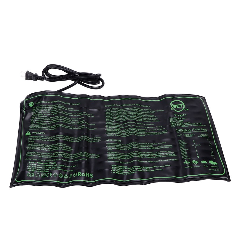 Plant Heating Pad Soft Flexible Waterproof Safe Seedling Heat Mat