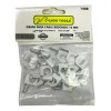 Grapa Para Cable Redondo 10mm Color Blanco 100 Pzs