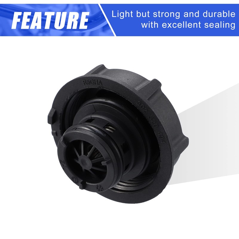 X AUTOHAUX Engine Radiator Cap Cover Replace 302 320 494
