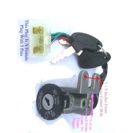 Scooter Key Ignition Switch Set For 49 50 cc TaoTao Peace Roketa Jonway NST Tank Gy6