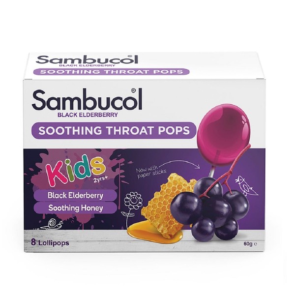 Sambucol Soothing Throat Pops
