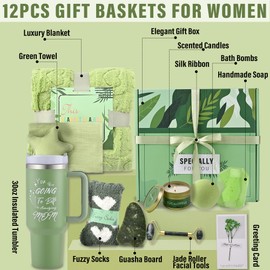 New Mom Gifts Care Package After Baby Pregnancy Gift for Mom First Mothers Day Gifts Self Care Gifts for Women Get Well Soon Gifts Basket Birthday Gifts for Women Relaxing Spa Gifts, by Allureza