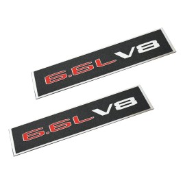 Emblema V8 De Metal Para Gmc Sierra Chevy Silverado 2021 Negro