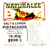 Naturalee Pistachios 1 lb - Salt and Lemon - Premium,