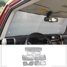 dreamcar2022 8PCS Full Window Sunshade Sun Visor UV Block For Toyota FJ Cruiser 2007-2014 US