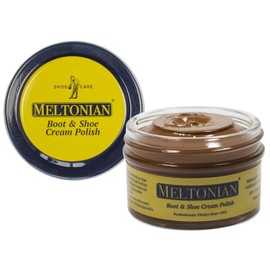 Meltonian Cream Shoe Polish - Boot Polish, Leather Shoe Polish Oil Based with Beeswax - Restores & Protects, 60+ Colors, Goldenrod