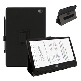 Case for TCL Note A1 NXTPAPER 11.5-Inch Tablet,Shockproof PU Leather Cover with Hand Strap, Two-Fold Stand,Compatible with A1 NXTPAPER 11.5" Android Tablet (Black)