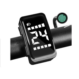 Ebike Display for Bafang Mid Drive Motor Kit 36V/43V/48V Waterproof Electric Bicycle Computer Compatiable with BBS01 BBS02 HD&Hub Motor Electric Bike LCD Display(UART Protocol 5PIN Female Connector)