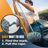 SMART&CASUAL 100 ft 1/4" Nylon Poly Rope Strong Utility Polyester