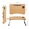 Lap Desk Bed Trays for Eating and Laptops Breakfast in