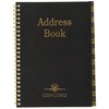 Concord CD10 Address Book Wirebound Board Cover A5 Ref 87110