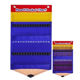 Pencil Pocket Chart Roll Lightweight Up Pencil Case Waterproof Pencil Organizer Large Capacity Pencil Wrap for School Office
