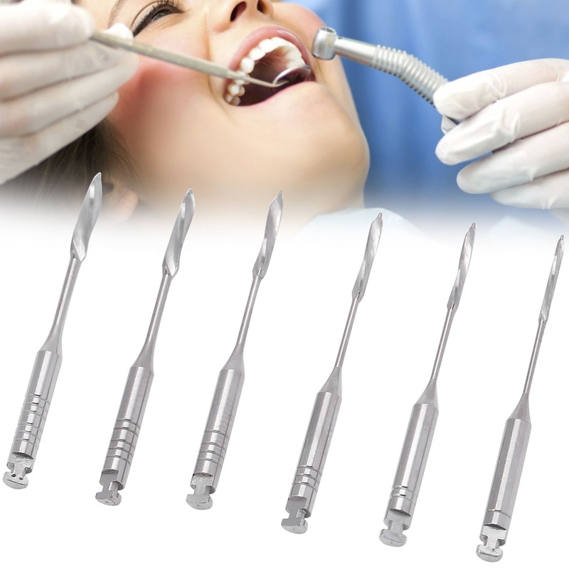 6pcs Dental Peeso Reamers Drill File Endodontic Files for Endodontic
