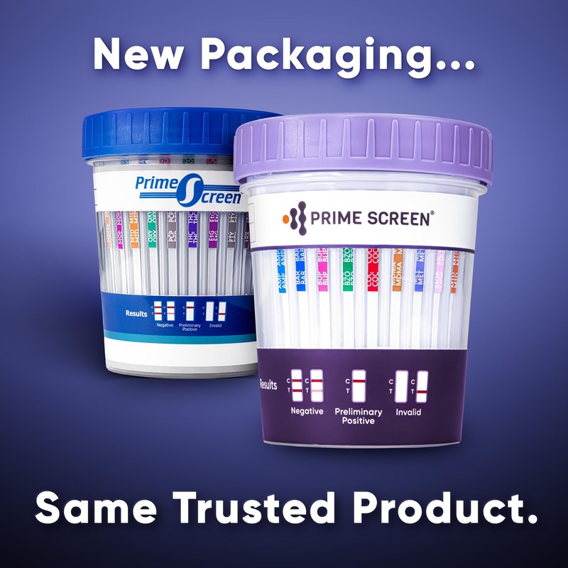 Prime Screen Multi Drug Urine Test Cup 18 Panel Kit