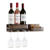 Rustic State Semillon Wall Mounted Wine Rack and Cork Storage