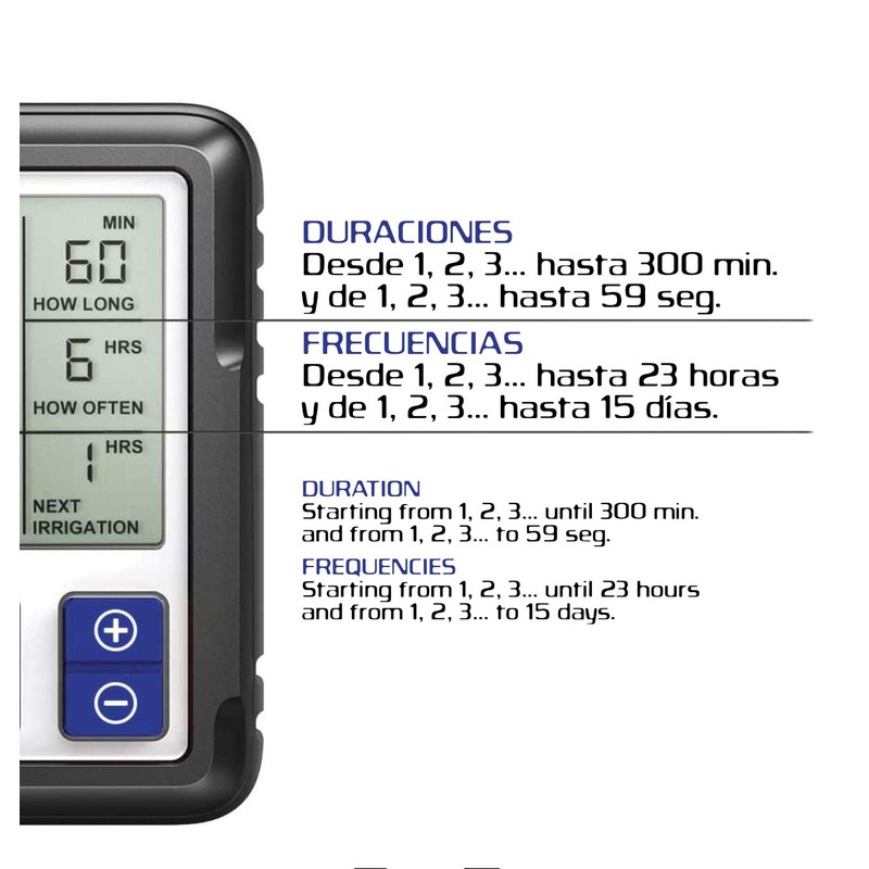 Aqua Control C4110 Digital Irrigation with Widescreen Display, Extremely Simple.