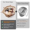 KALIDI Straw Beach Bag for Women Straw Tote Bag with