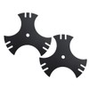 AMTHKNO 2 Pack 9" X5/8" 3-Side Edger Star Blades -