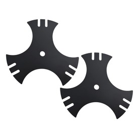 AMTHKNO 2 Pack 9" X5/8" 3-Side Edger Star Blades - for Craftsman Edger Replacement 9" Blades, Compatible with MTD 781-0748 781-0748-0637 40-009 490-105-M017