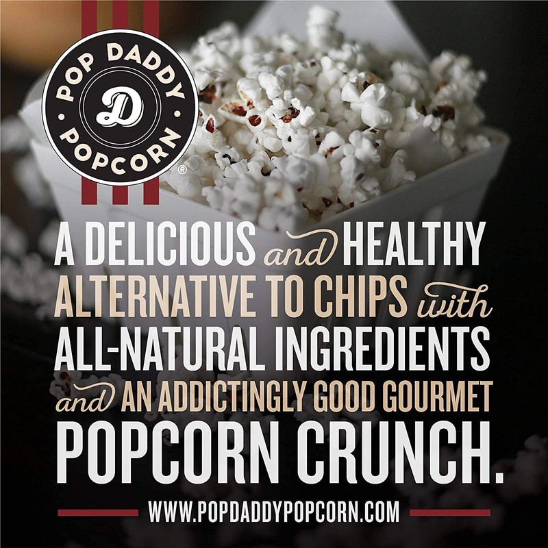 Pop Daddy Flavored Popcorn Gourmet | White Cheddar Flavor |