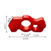 Red Motorcycle Handlebar Lock,Brake Lever Lock, Aluminum Alloy Motorcycle Grip