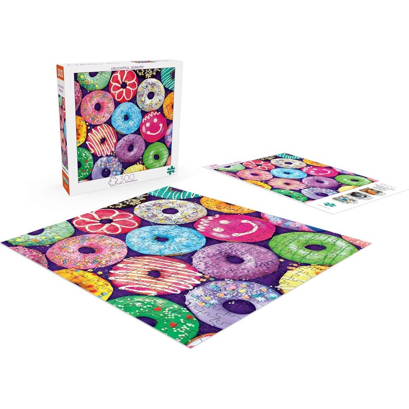 Buffalo Games - Delightful Donuts - 300 Piece Jigsaw Puzzle
