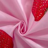 Morbuy Double Duvet Cover Set Girls Strawberry Bedding Set 3PCS,
