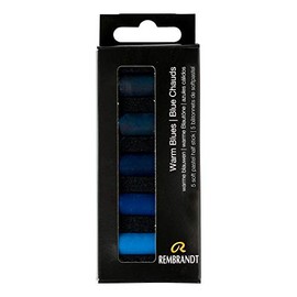Royal Talens Rembrandt Soft Pastels - Half Size - Warm Blues - 5 Assorted Colours