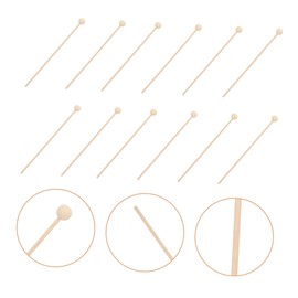 FELTECHELECTR 100pcs Wooden Lollipop Sticks DIY Decorations for Happy and Girls Party Favors Birthday Decor