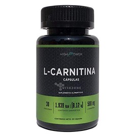 L-Carnitina 30 Cápsulas High Power