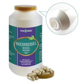 Stinging Nettle Root 360 Capsules 300mg Pure Natural Powder – No Additives Each in Big Pot Of Vita Ideal