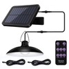 ABZXT Solar Pendant Lights Upgraded Bulb Lights IP65 Waterproof Dusk