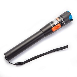 10Gtek 10mW Visual Fault Locator 10km with 2.5mm Universal Connector, Red Light Fiber Optic Cable Tester Meter for CATV Telecommunications Engineering Maintenance