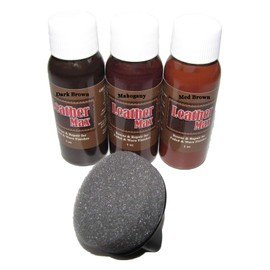 Blend It On Furniture Complete Leather Refinish and Repair Kit/Now with 3 Color Shades to Blend with/Leather & Vinyl Restorer (Bold Brown)