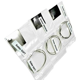 Jewelry Making Assortment Pack Wire & Sheets Soft Silver Solder Hard, Medium & Soft