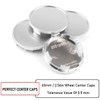 RhinoTuning 4 PCS 65 mm Wheel Center Caps Compatible With