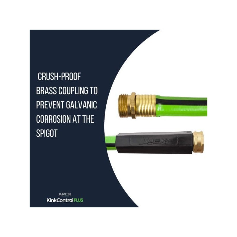 Kink Control Plus Water Hose 100ft - High Burst Strength