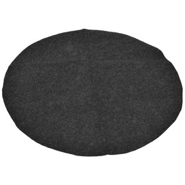 Barbecue Mat PE Oven Floor Mat Round Barbecue Mat BBQ OilProof and FlameRetardant 68cm X 68cm