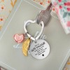 FABACH Best Colleague Keyring Guardian Angel Lucky Charm with Heart