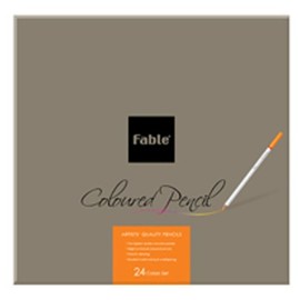 Dong-A Fabble Oil Colored Pencils 24 Colors / 동아 파블 오일색연필 24색