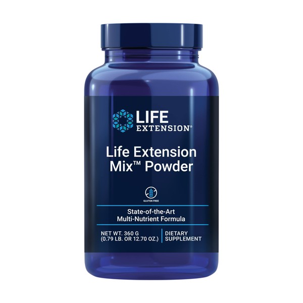 Life Extension Mix Powder - High-Potency Vitamin, Mineral, Fruit & Vegetable Supplement - Complete Daily Veggies Blend For Whole Body Health & Immunity Support - Gluten Free - 12.70 oz ( 30 Servings )