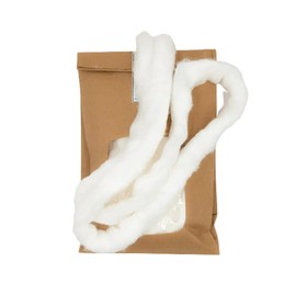 Thats me organic Cotton Cord Wally Pack of 5 - Professional Hairdressing Supplies for Hair Dyeing with Plant Hair Colour - Protection Against Skin Discolouration and Drops - Absorbent Cotton Cotton (85 cm)