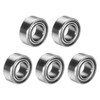 sourcing map 5Pcs SMR105ZZ Stainless Steel Ball Bearing 5mm x