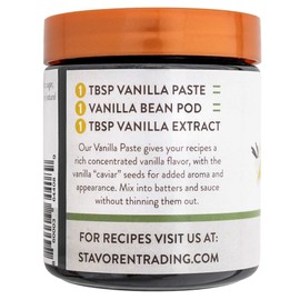 Mexican Vanilla Bean Paste - 4oz. - Baking, Cooking, and Desserts by Stavoren Trading Co.