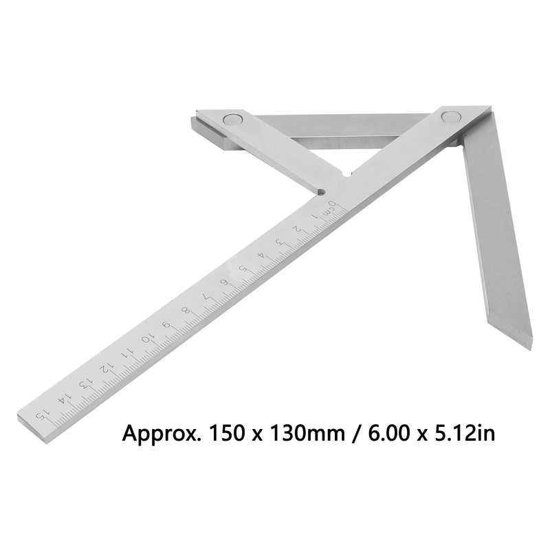Centring Protractor Stainless Steel Centering Angle Finder Woodworking Centre Measuring