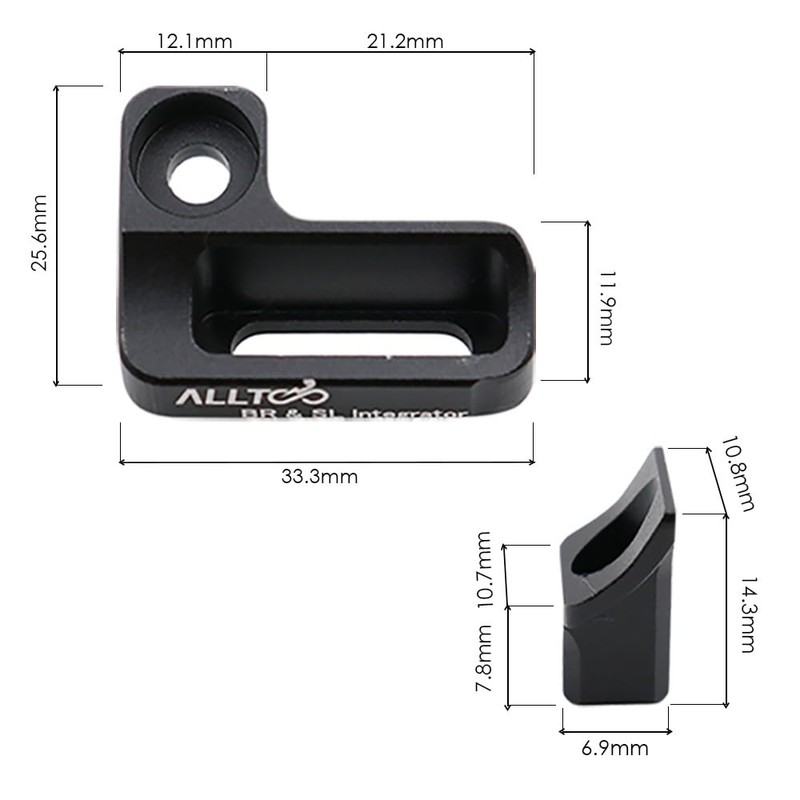 ALLTOO XTR/XT/SLX/DEORE Brake Integrated Gear Lever Adapter for SRAM Matchmaker